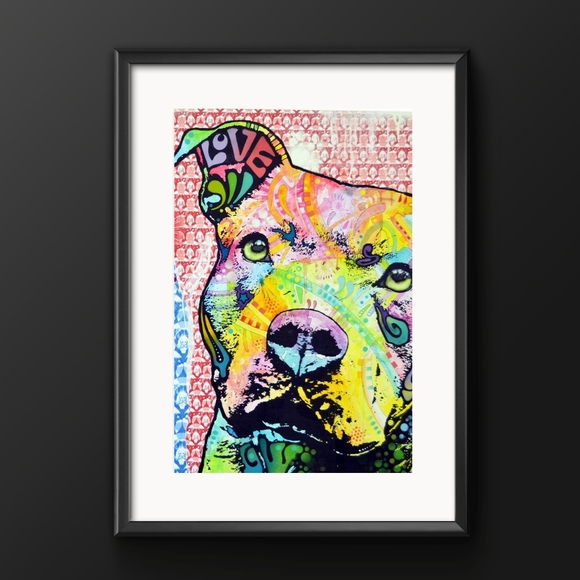 Wall Art Pitbull Poshmark